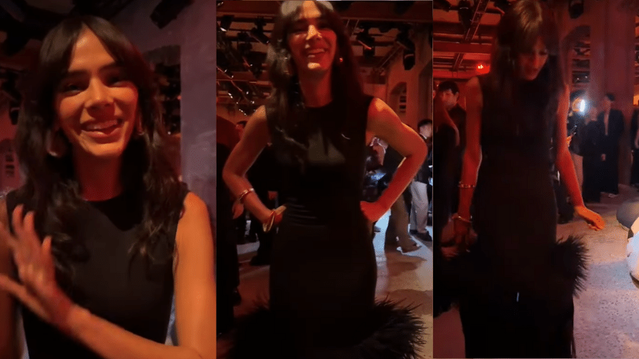 Bruna Marquezine usou vestido exclusivo em desfile da Semana de Moda de Milão - Reprodução/ Instagram/ @postandofamosos