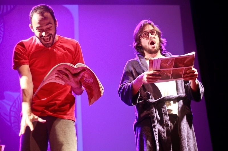 Projeto Cena HQ, leitura cênica do livro "Louco - fuga" - Divulgação/Marco Novack