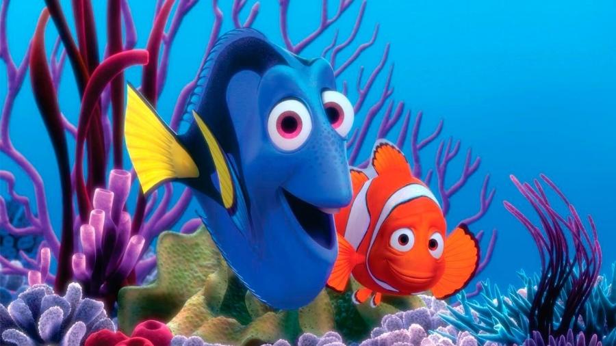 Cena do filme "Procurando Nemo" (2003), de Andrew Stanton e Lee Unkrich - Reprodução