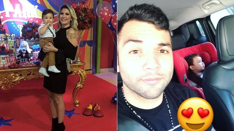 Antônia Fontenelle fez festa para Salvatore sem o pai, Jonathan Costa, que viu o filho no dia seguinte - Montagem/Reprodução/Instagram/ladyfontenelle/jonathancostaoficial - Montagem/Reprodução/Instagram/ladyfontenelle/jonathancostaoficial