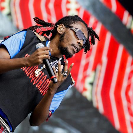 Lollapalooza 2018 - Rincon Sapiência no palco Budweiser - Mariana Pekin/UOL - Mariana Pekin/UOL
