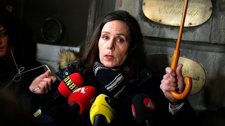 A ex-secretária do Nobel Sara Danius anuncia saída do cargo - Vilhelm Stokstad/AFP/Getty Images