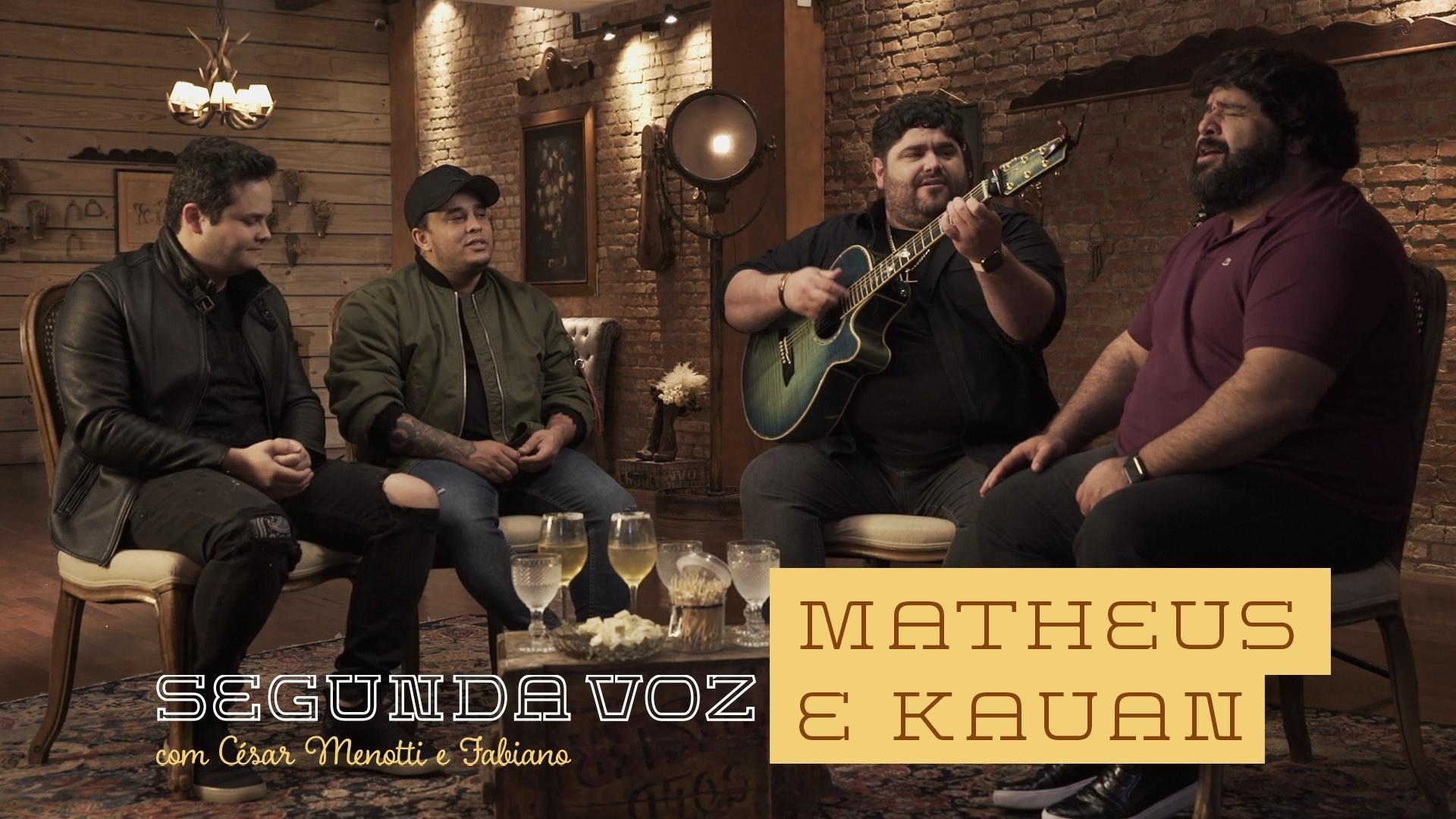 Sertanejo Matheus, parceiro de Kauan: 