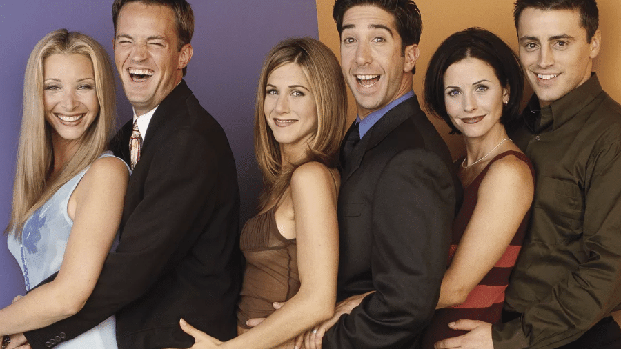 Elenco de "Friends": Lisa Kudrow, Matthew Perry, Jennifer Aniston, David Schwimmer, Courteney Cox e Matt LeBlanc - Divulgação