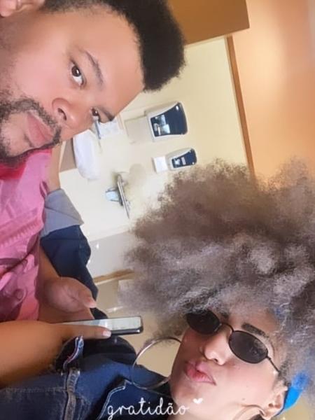Babu Santana recebe visita de Tatiane Melo - Reprodução/Instagram