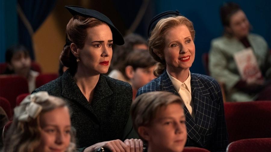 Sarah Paulson e Cynthia Nixon em cena da série "Ratched" - Reprodução/Twitter