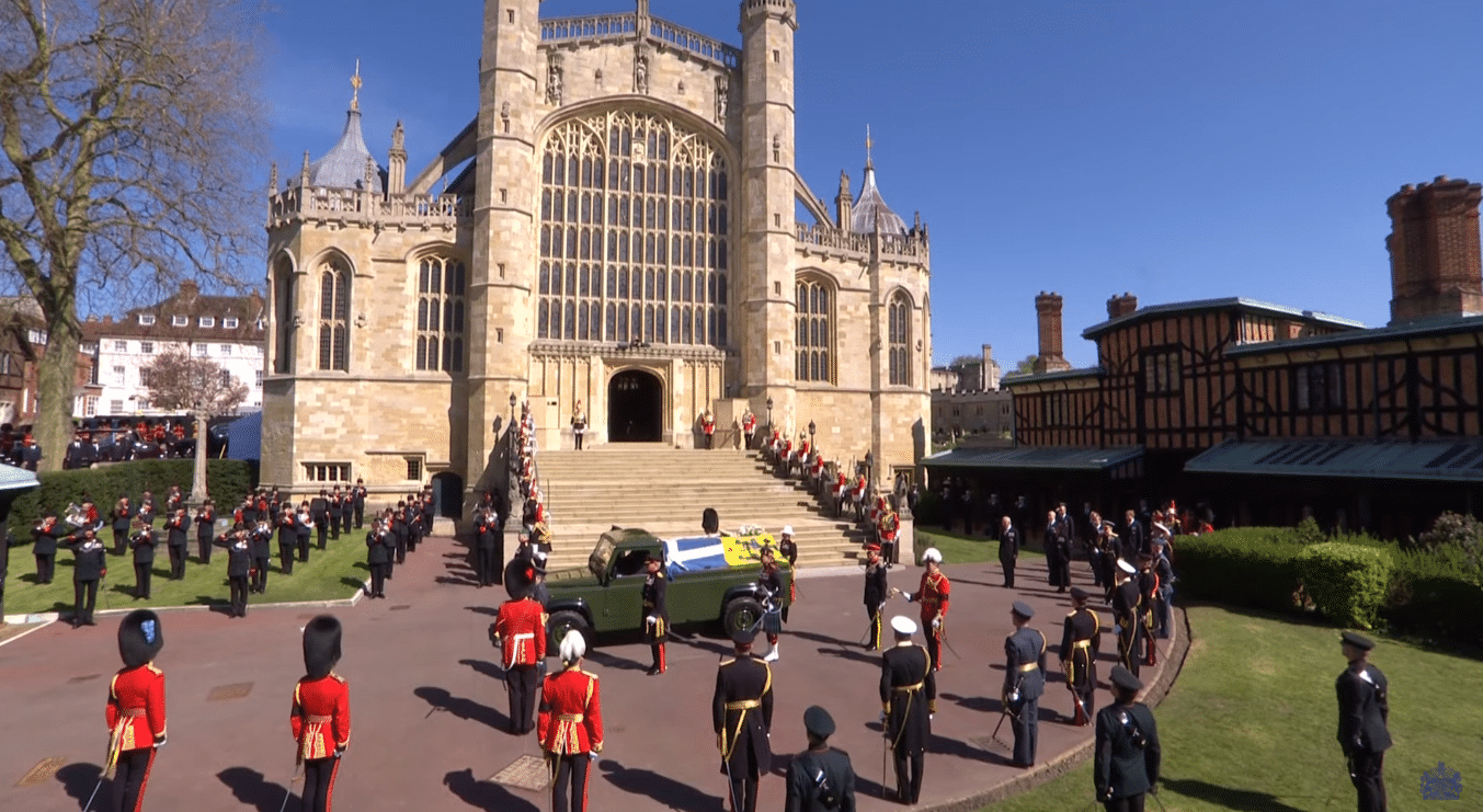 Funeral do príncipe Philip no Castelo de Windsor - Reprodução / Youtube