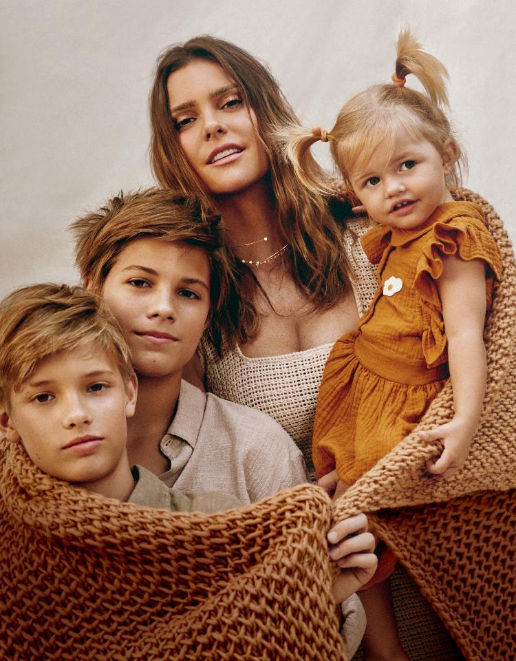 Fernanda Lima e filhos - Reprodução/Marie Claire/Bruna Castanheira - Reprodução/Marie Claire/Bruna Castanheira