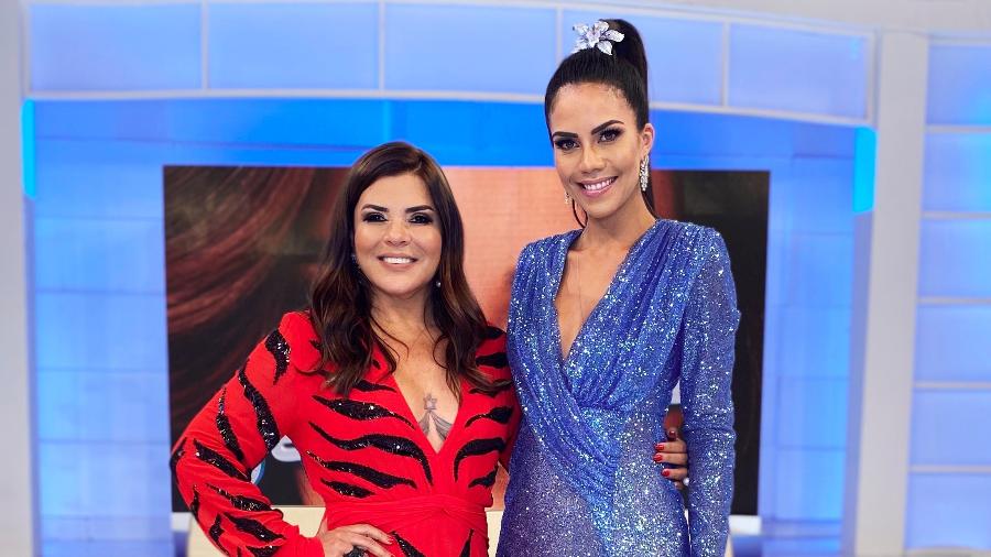Mara Maravilha é entrevistada por Daniela Albuquerque no "Sensacional" - Divulgação/RedeTV!