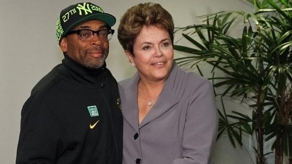 Spike Lee foi recebido pela presidente Dilma Rousseff no início do projeto 'Go, Brazil, Go!'