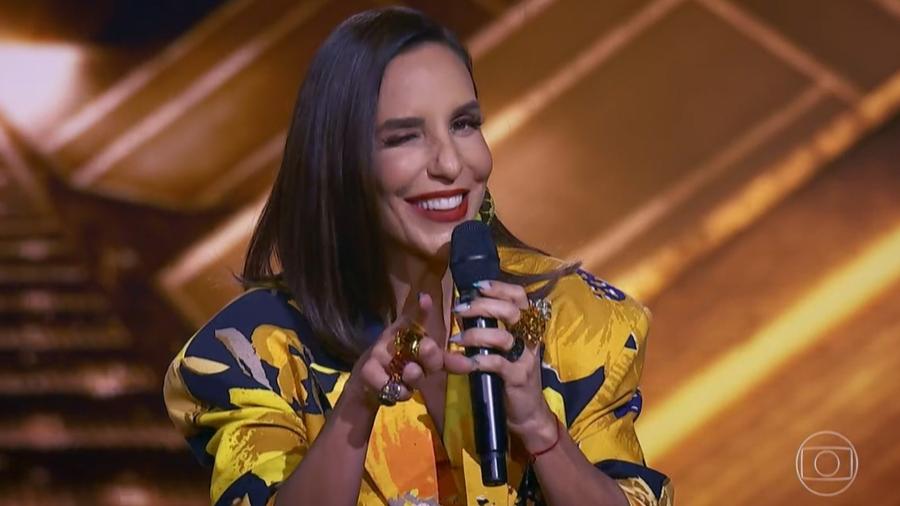 Ivete Sangalo é a apresentadora do reality "The Masked Singer Brasil" - Reprodução/TV Globo