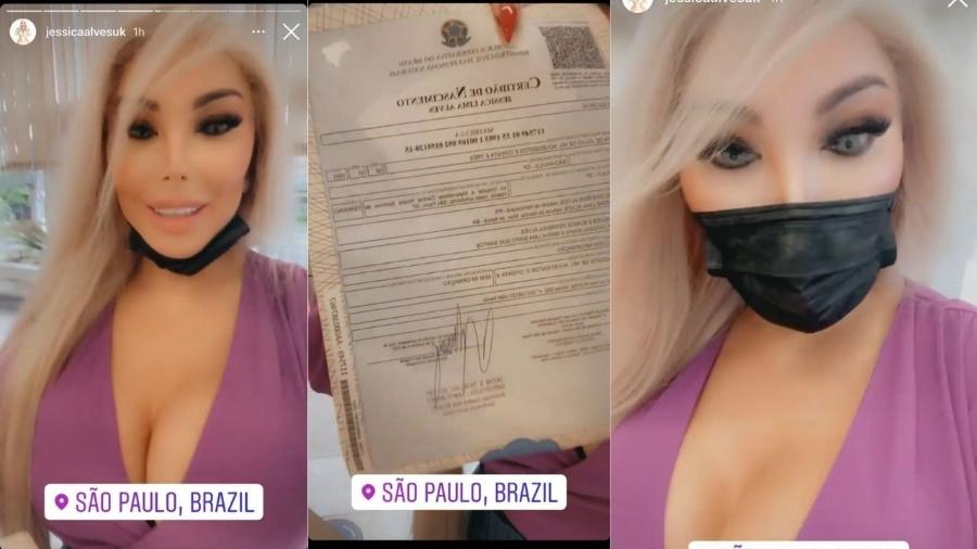 Jessica Alves mostra nova certidão de nascimento - Reprodução/Instagram