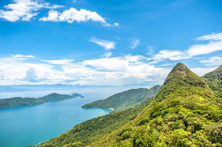 Saco do Mamanguá em Paraty, costa leste do Rio de Janeiro - Getty Images - Getty Images