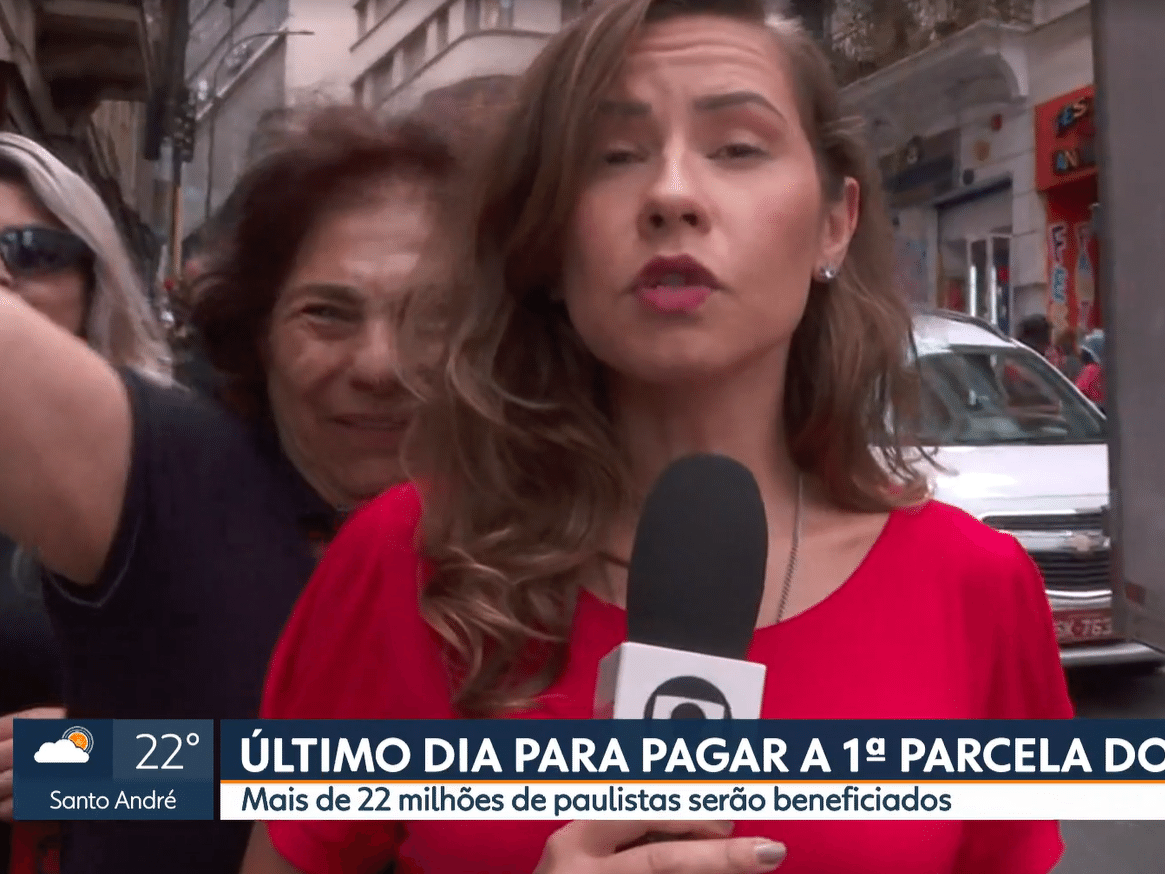 Ao vivo, repórter da Globo denuncia momentos de terror: Paguei caro