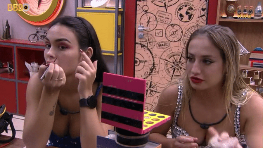 BBB 23: Larissa diz para Bruna Griphao que fala da sister causou "burburinho" - Reproução/Globoplay