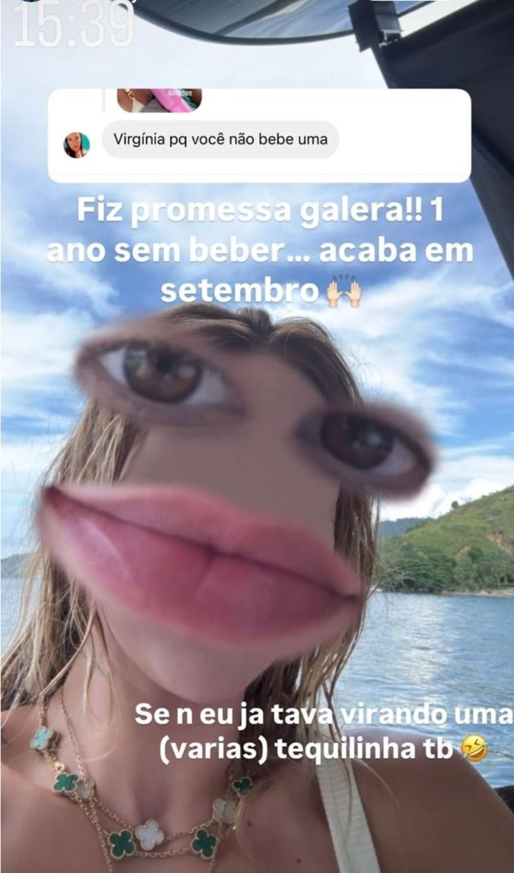 Virginia conta promessa que fez