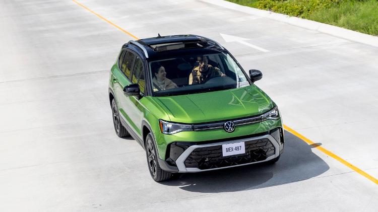 Atualmente, VW importa o Taos da Argentina para o Brasil mas, a partir do facelift, SUV é um dos que passará a vir do México em breve Atualmente, VW importa o Taos da Argentina para o Brasil mas, a partir do facelift, SUV é um dos que passará a vir do México em breve