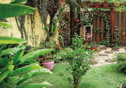 Jardim em SP abriga mix de plantas e um cantinho de orações - Alexandre Battibugli/ Revista Minha Casa