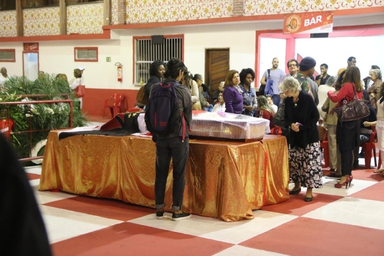 Velório do cantor Luiz Melodia - Daniel Pinheiro/AgNews