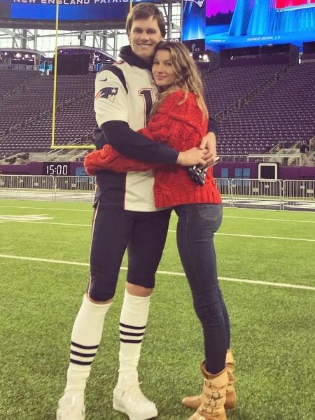 Gisele e Tom Brady no Super Bowl - Reprodução/Instagram/gisele