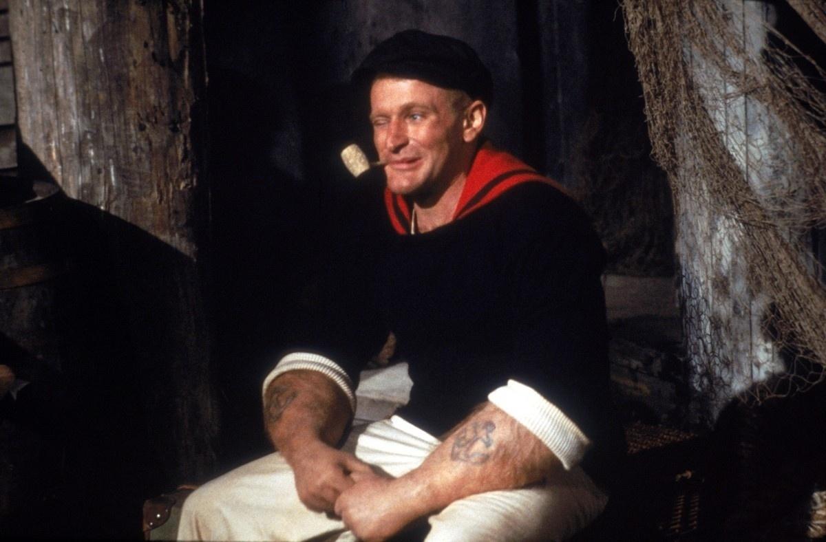 Robin Williams em "Popeye" - Reprodução