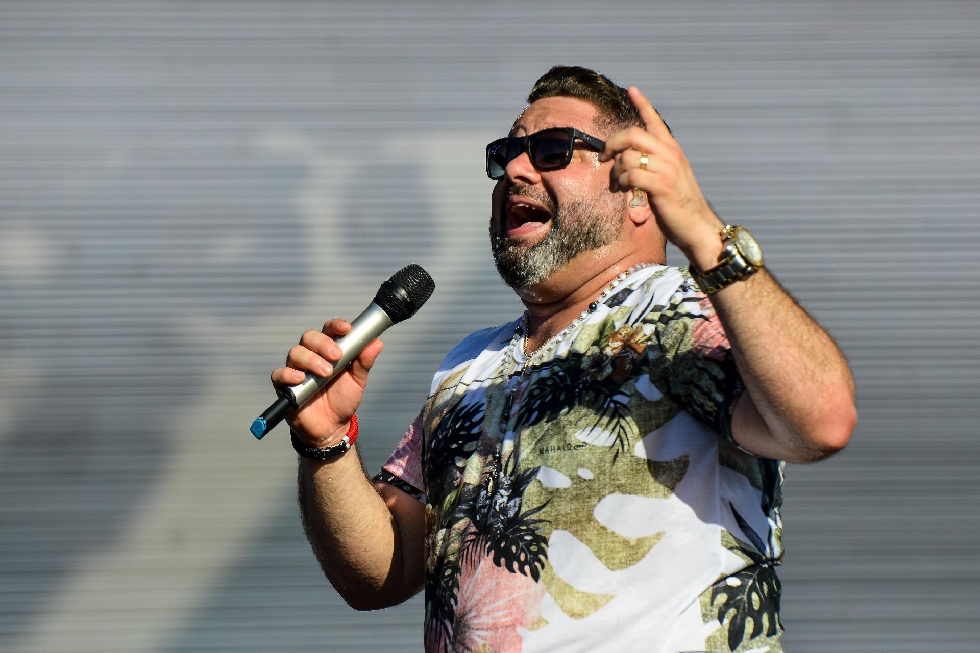 O cantor baiano Danniel Vieira no Festival Virada Salvador - João Alvarez /UOL