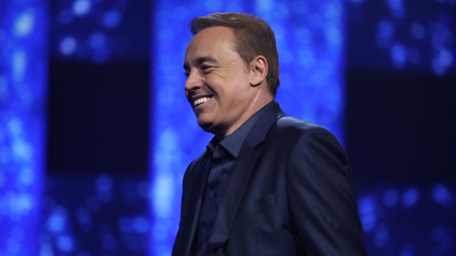 Gugu durante semifinal do reality Canta Comigo - Antonio Chahestian/Record TV/Divulgação