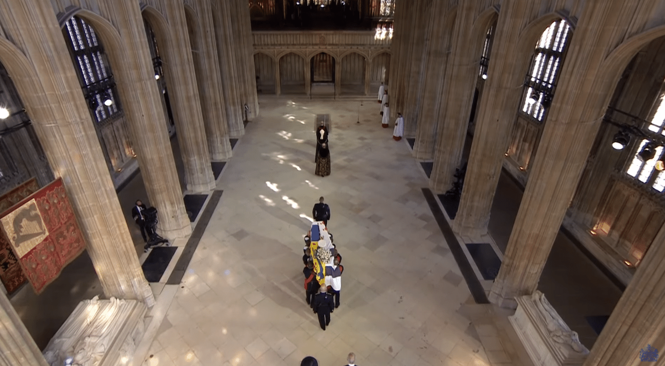 Funeral do príncipe Philip no Castelo de Windsor - Reprodução / Youtube