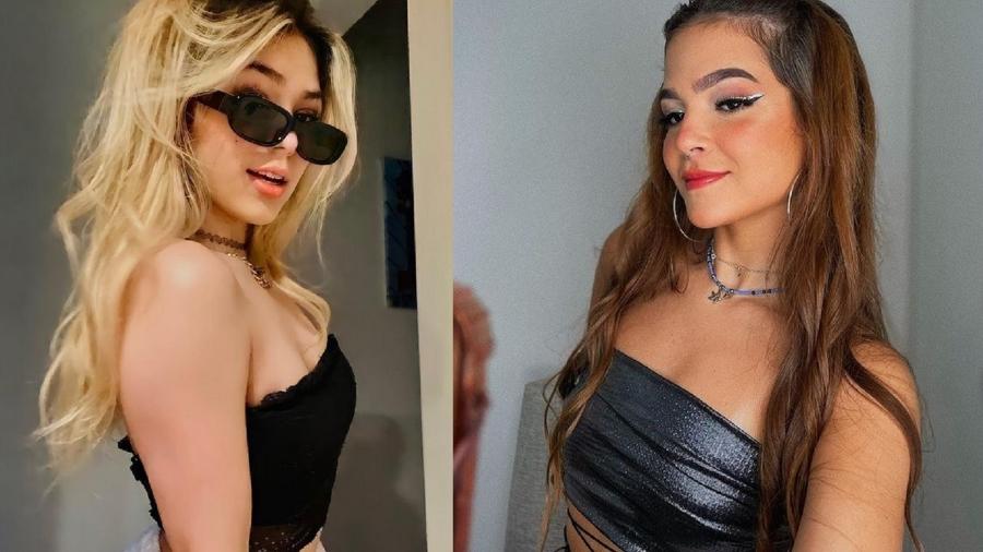 Cantora revela que já ficou com Mel Maia; atriz nega  - Reprodução: Instagram / Montagem