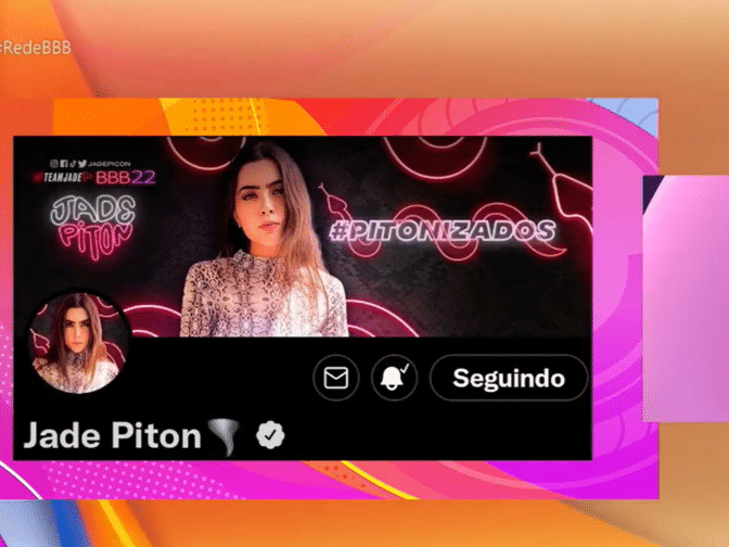 Fora do confinamento, Jade Picon descobre apelido que ganhou: 'Píton'