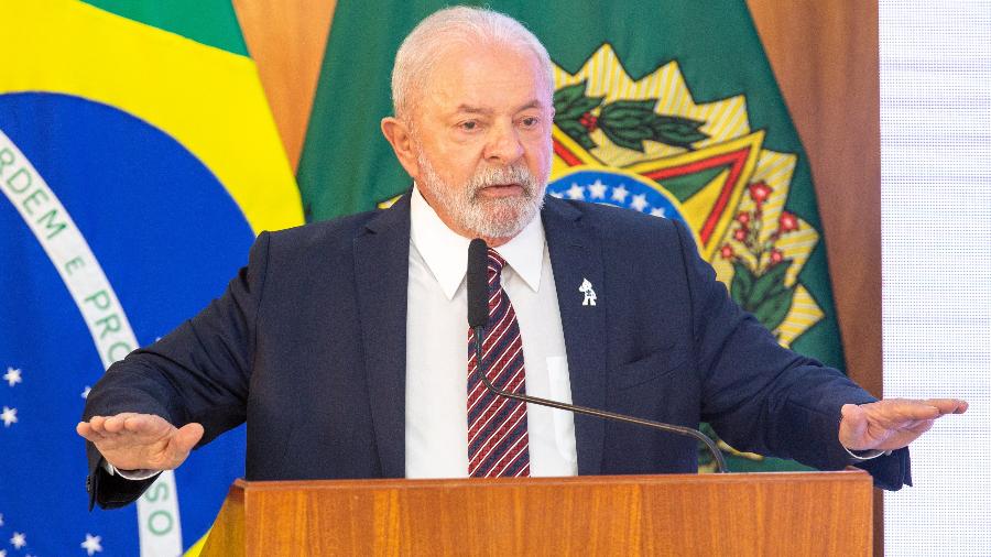 O presidente Luiz Inácio Lula da Silva coordena reunião de balanço dos 100 dias de governo - Fabio Rodrigues-Pozzebom/ Agência Brasil