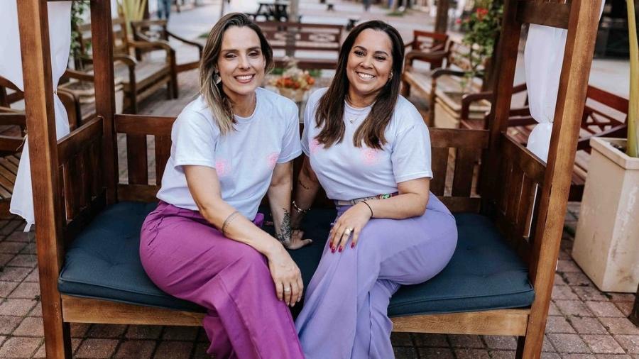 Vanessa Almeida (esq.) e Bianca Benedetti são idealizadoras do Projeto Casa Florescer