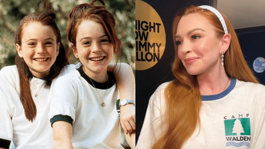 Lindsay Lohan revive gêmeas de 'Operação Cupido'