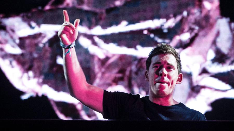 Robbert van de Corput, verdadeiro nome do DJ e produtor Hardwell, que toca no Tomorrowland - Kris Connor/FilmMagic