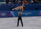 Beleza e graça no esporte mais bonito do mundo - Captura de tela do site das Olimpíadas de Inverno