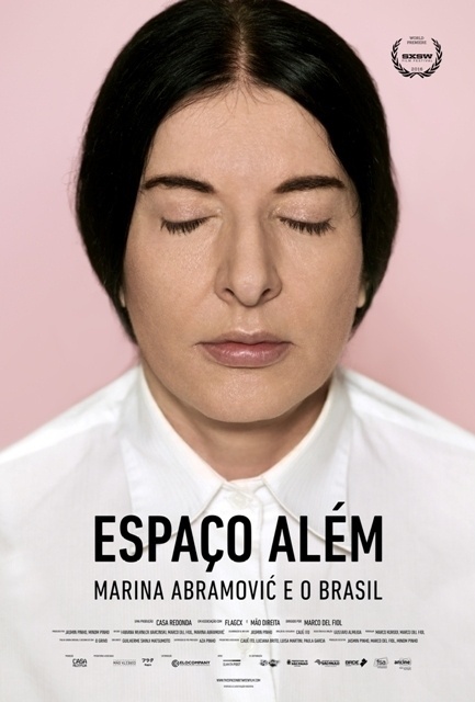 Pôster do filem "Espaço Além - Marina Abramovic e o Brasil" - Divulgação