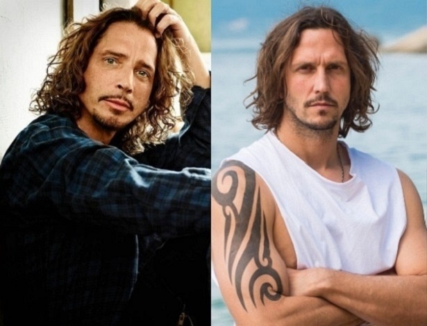 Chris Cornell e Vladimir Brichta - Montagem/Reprodução