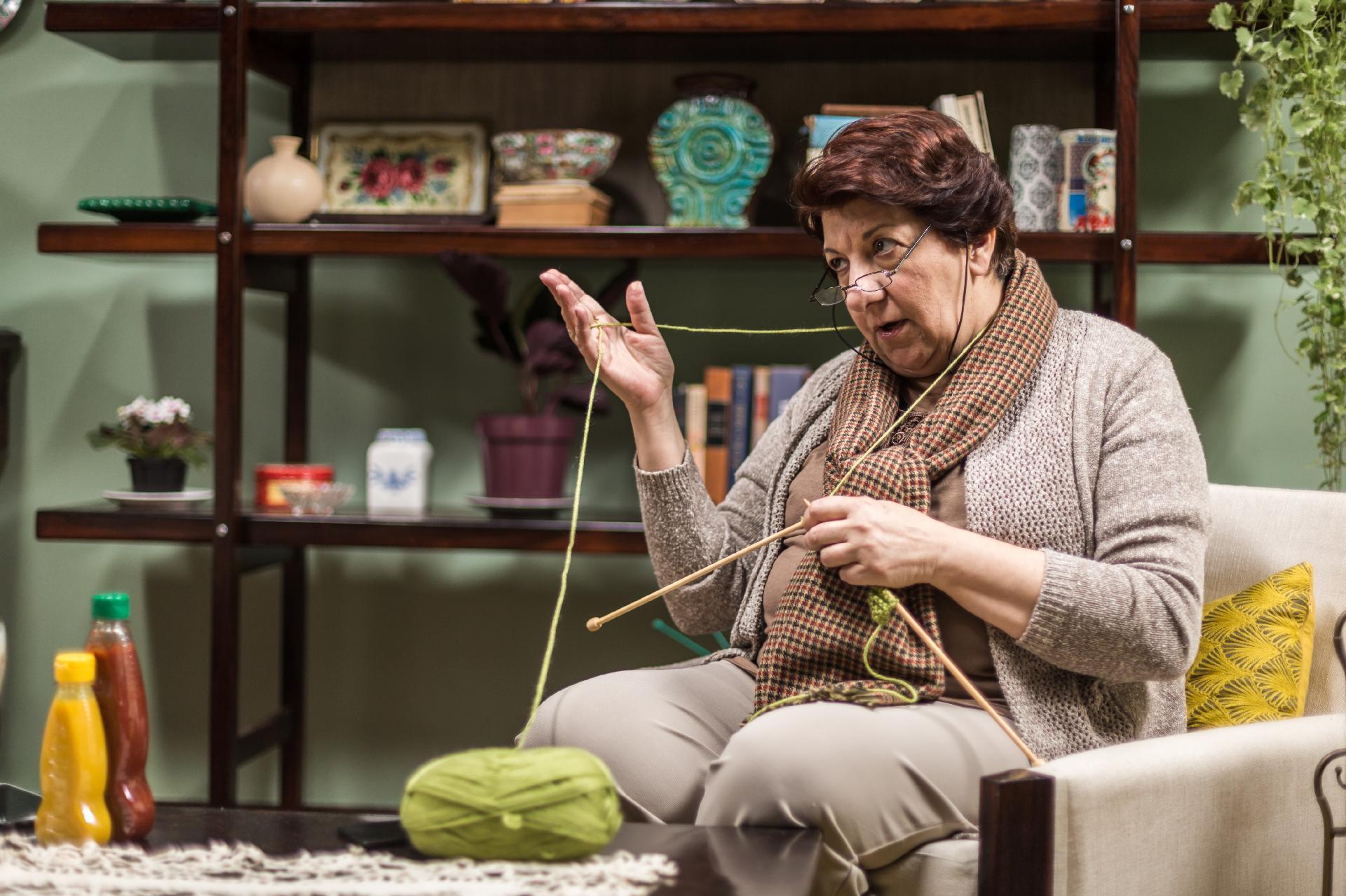 Jandira Martini é Margarida, avó de Sput (Michel Joelsas), em "Manual Para Se Defender de Aliens, Ninjas e Zumbis", série brasileira do Warner Channel - Divulgação