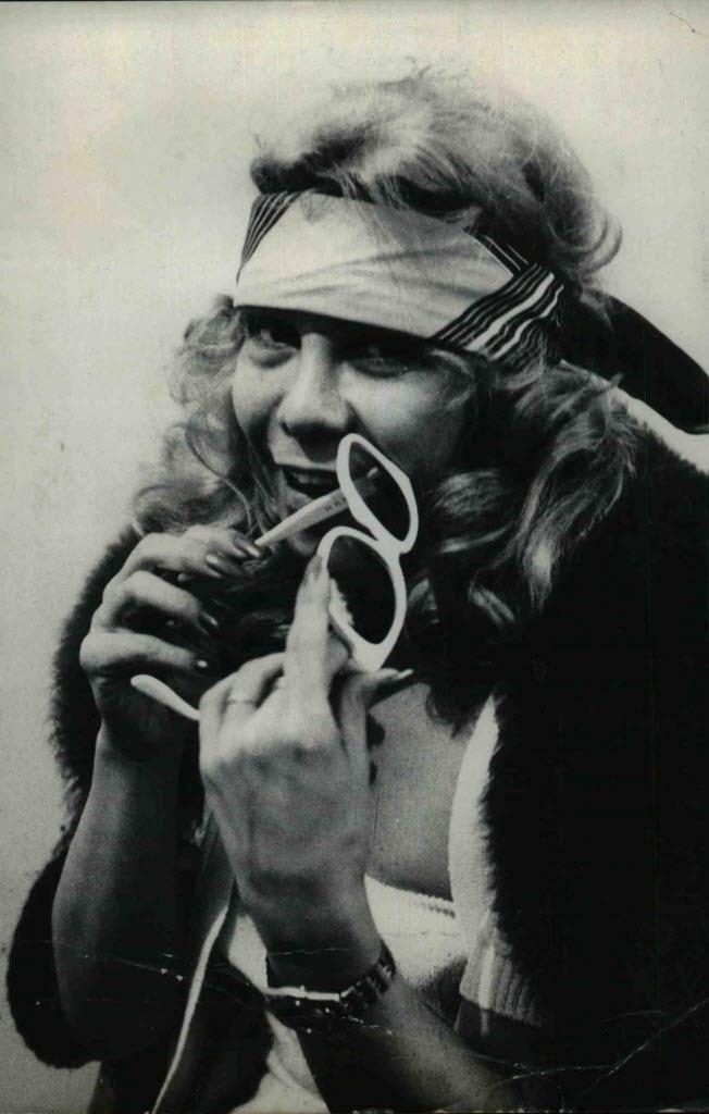 Rogéria posa em 1982 - Folhapress