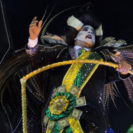 "Vampiro Neoliberalista" do Paraíso do Tuiuti - Mauro Pimentel/AFP - Mauro Pimentel/AFP