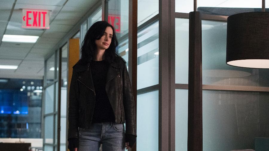 Krysten Ritter em cena da segunda temporada de "Jessica Jones", da Netflix - David Giesbrecht/Netflix