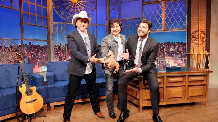 Chitãozinho e Xororó participam do "The Noite" desta quinta-feira (10) - Lourival Ribeiro/SBT - Lourival Ribeiro/SBT