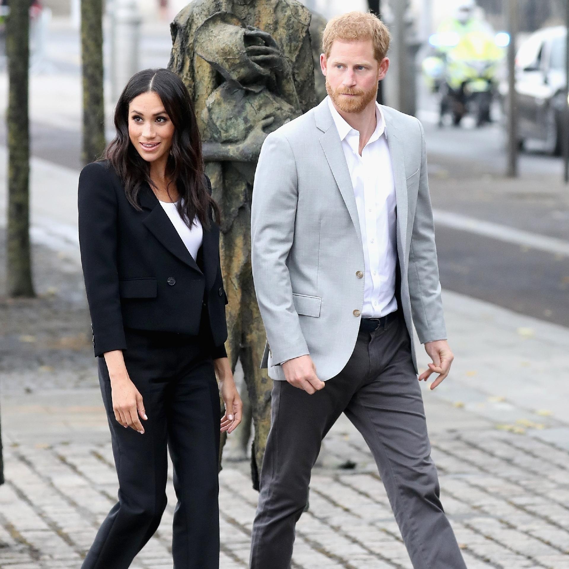 Meghan e Harry em Dublin, na Irlanda - Getty Images