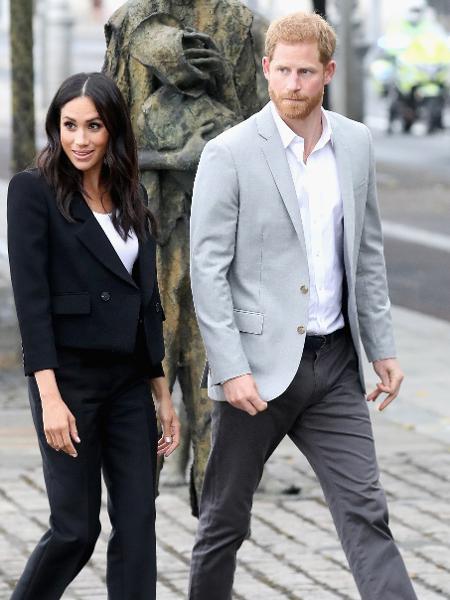 Meghan e Harry podem escolher obras de arte do acervo da rainha - Getty Images