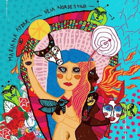 Capa do EP "Veia Nordestina", de Mariana Aydar - Divulgação - Divulgação