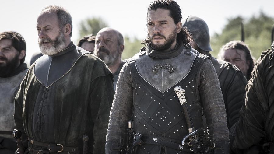 Kit Harington como Jon Snow em cena de "Game of Thrones" - Divulgação/HBO
