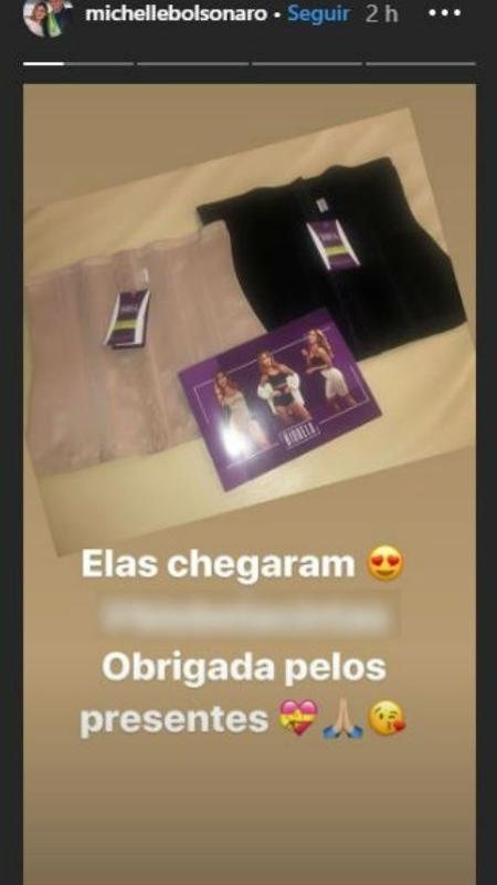 Michelle Bolsonaro cinta - Reprodução/Instagram - Reprodução/Instagram