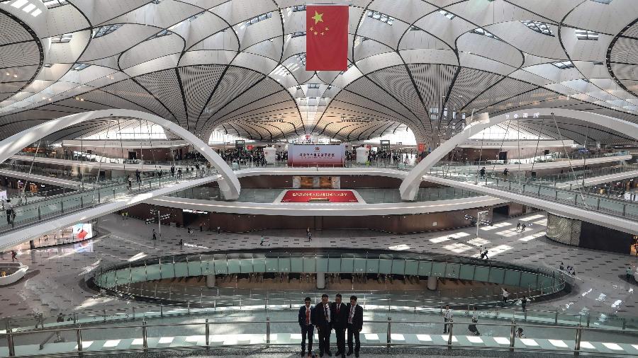 Novo aeroporto de Pequim, na China - AFP