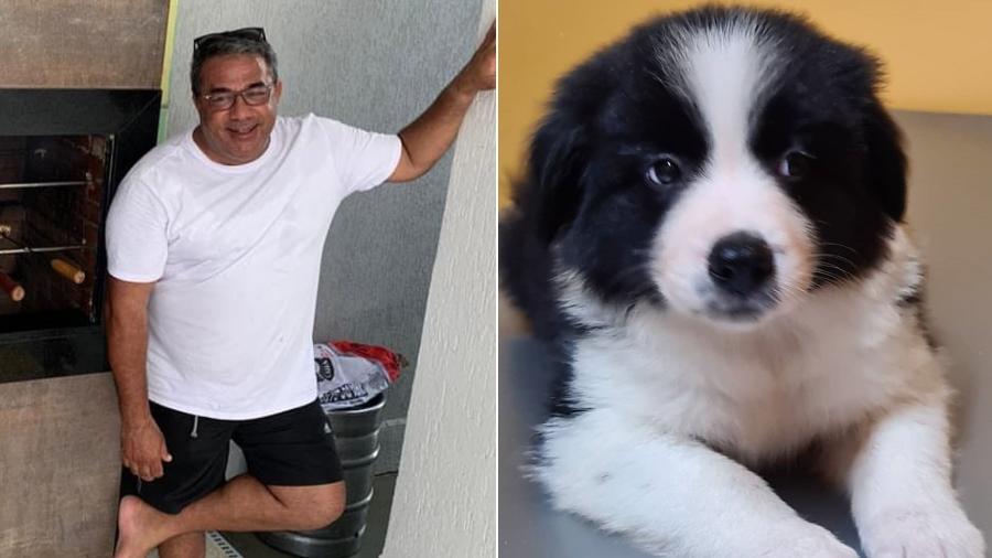 Mauro Machado, o Painitto, e seu novo "filho", o "Gente Boa" - Reprodução/Instagram