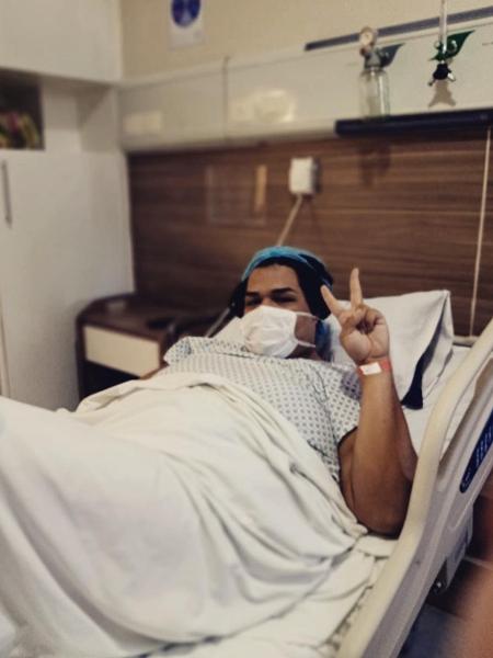 Lady Chokey no hospital após cirurgia reparadora - Reprodução/Instagram - Reprodução/Instagram